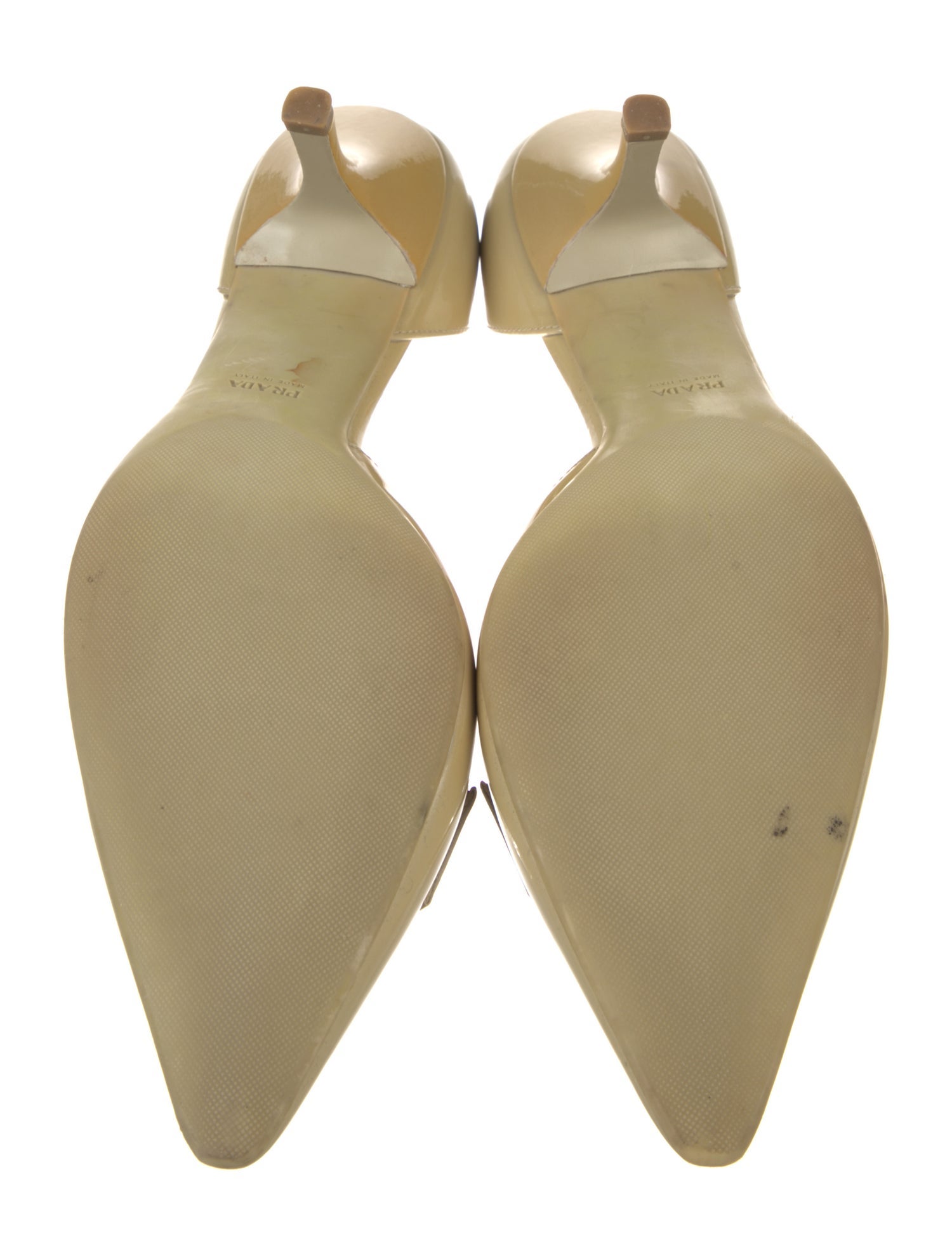 Prada Patent Leather D'Orsay Pumps